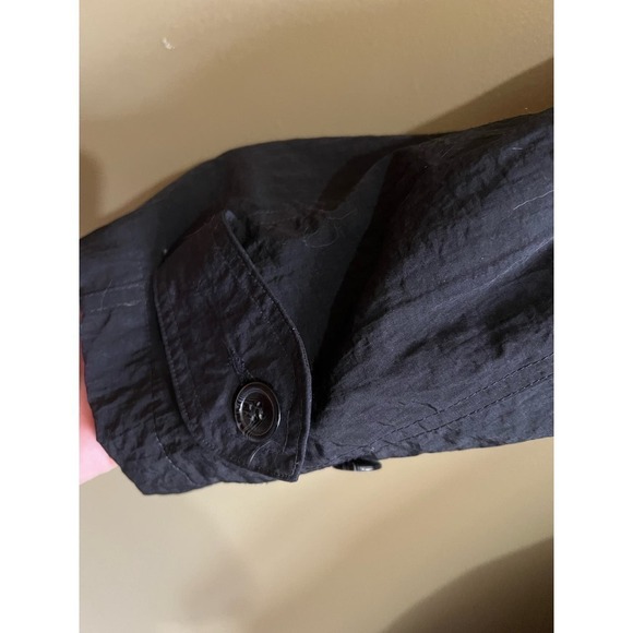 Rapport black lightweight trench coat womens size - Picture 8 of 15
